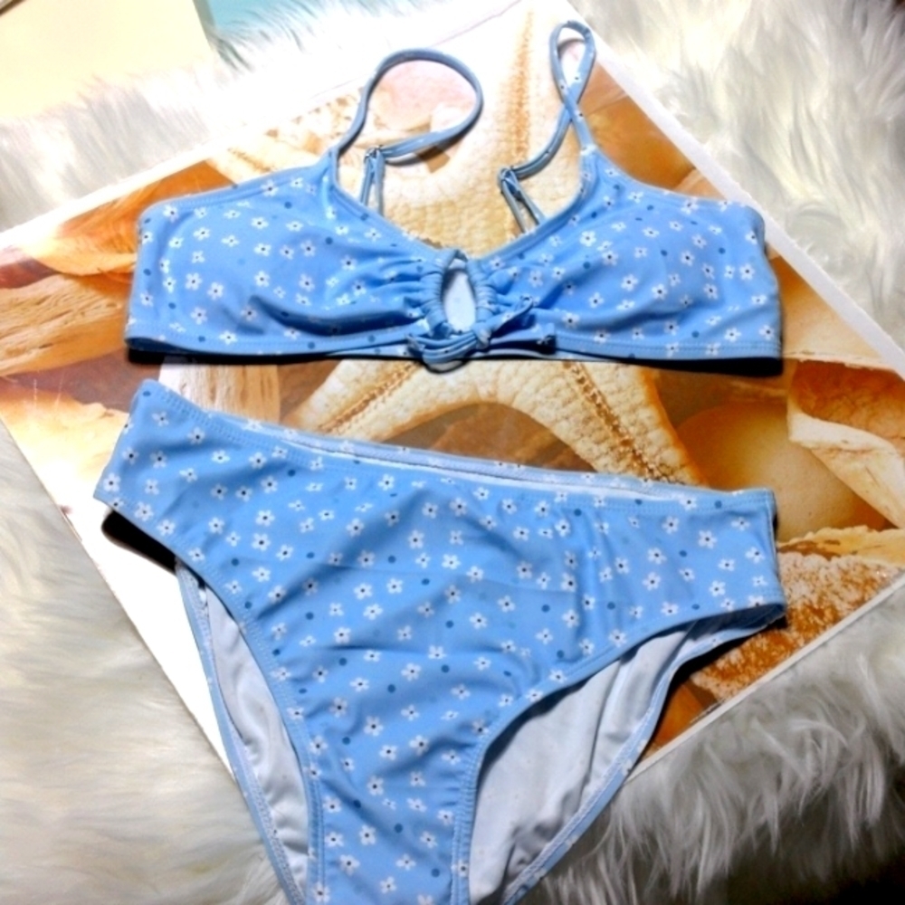 Blue Adorable Small Bikini